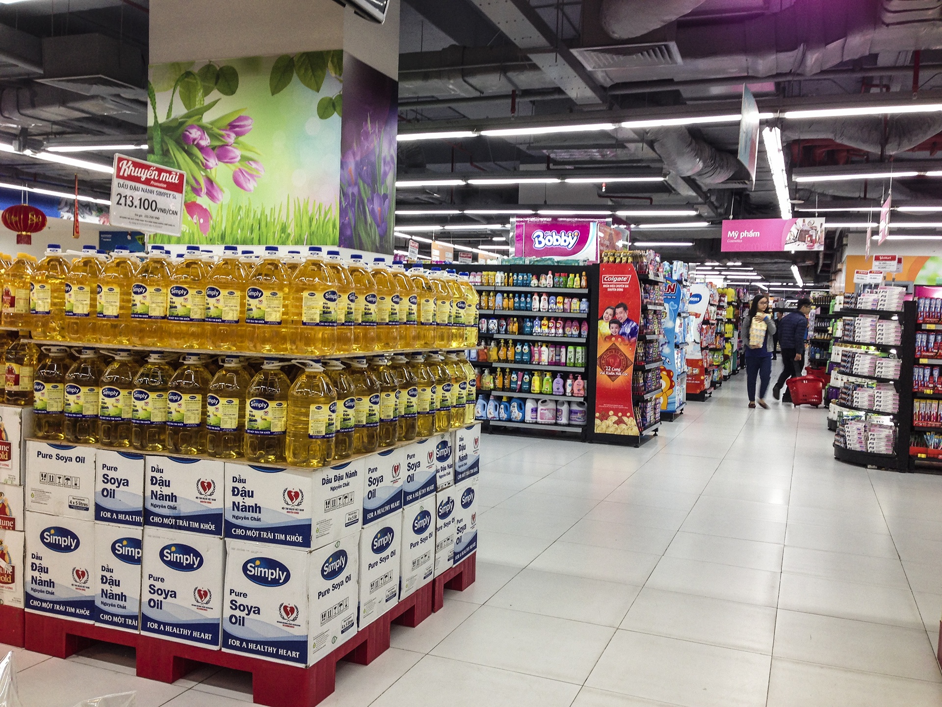 mua sam rau cu sieu thi ngay Tet anh 9