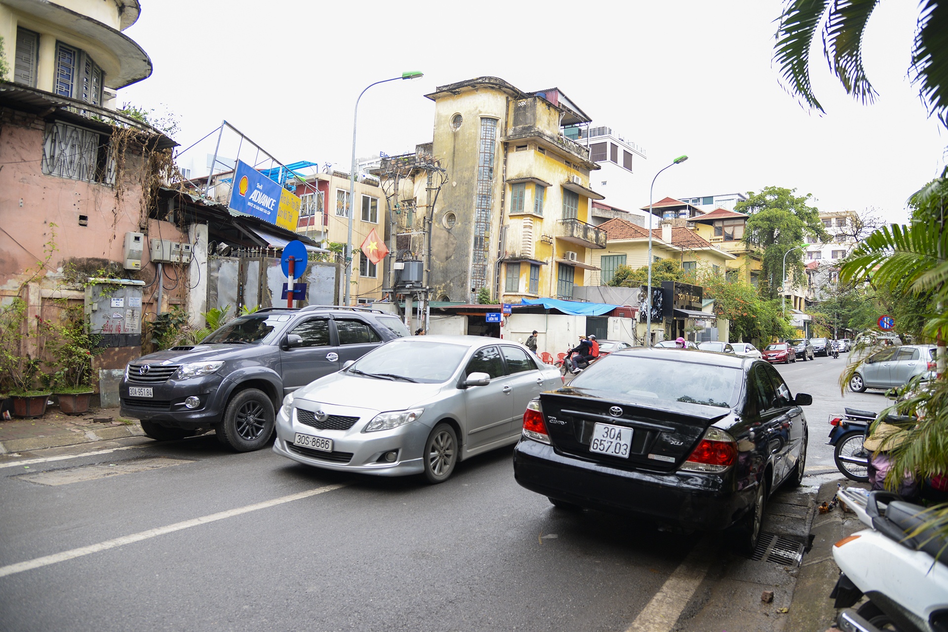 do xe chan le o Ha Noi anh 6