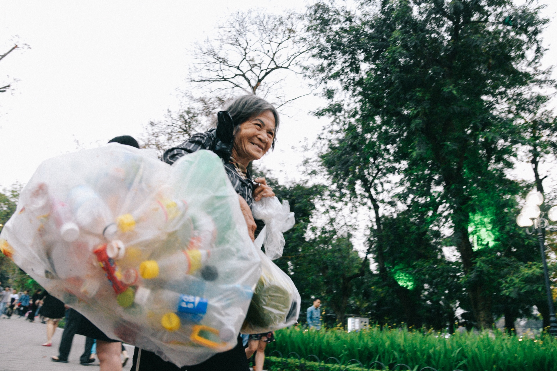 muu sinh tren pho di bo anh 11