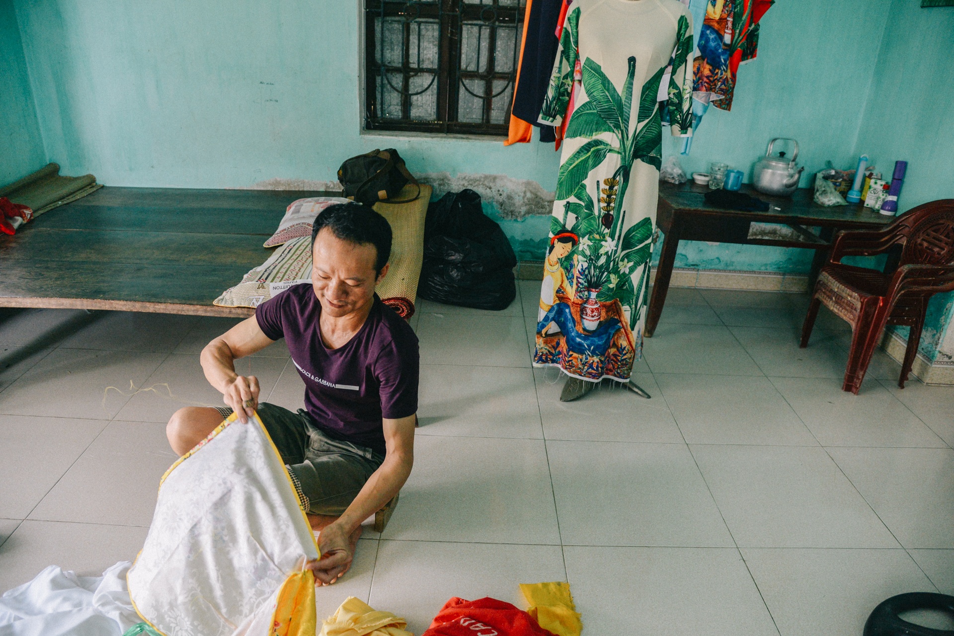 lang nghe dan fong may ao dai anh 2