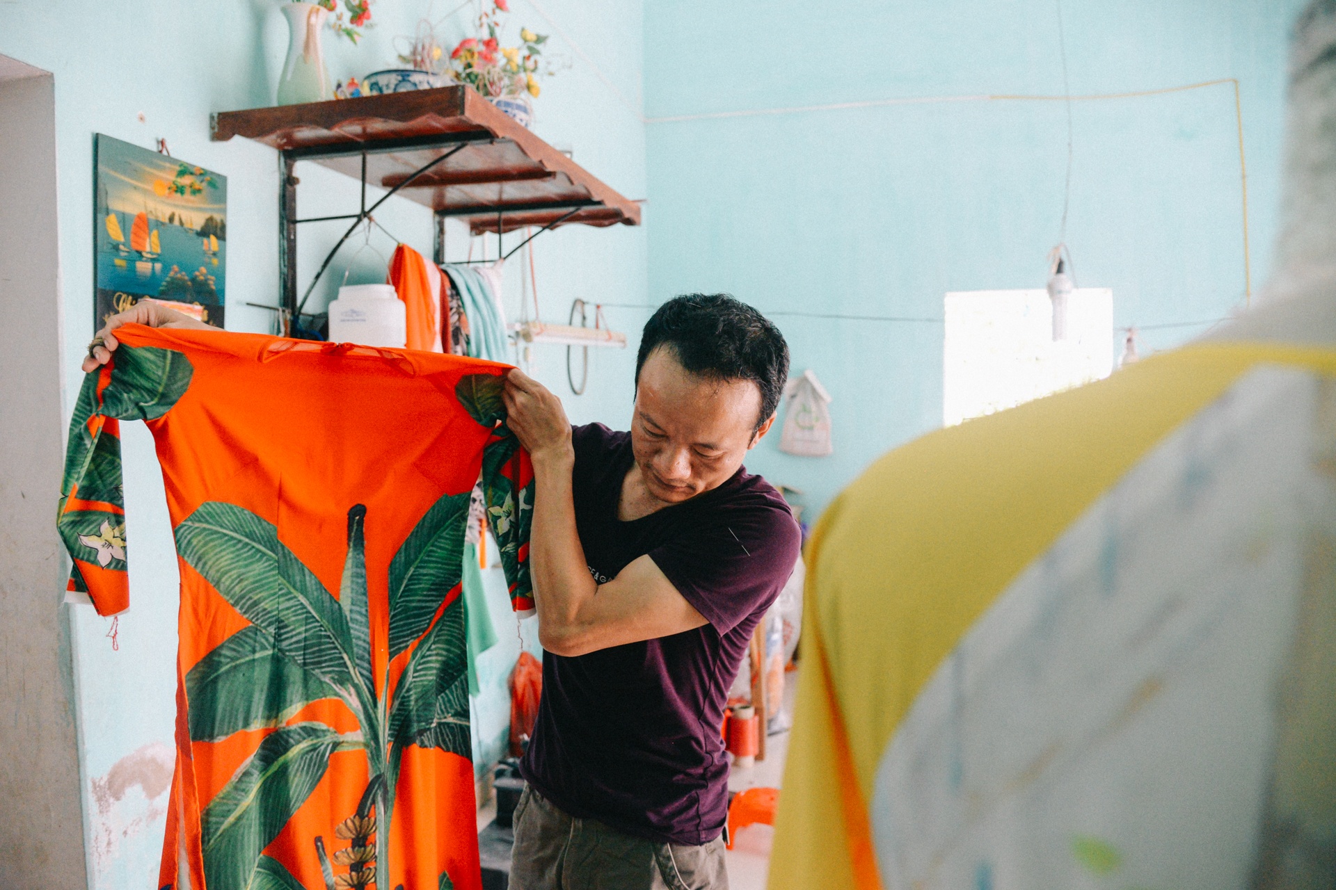 lang nghe dan fong may ao dai anh 10