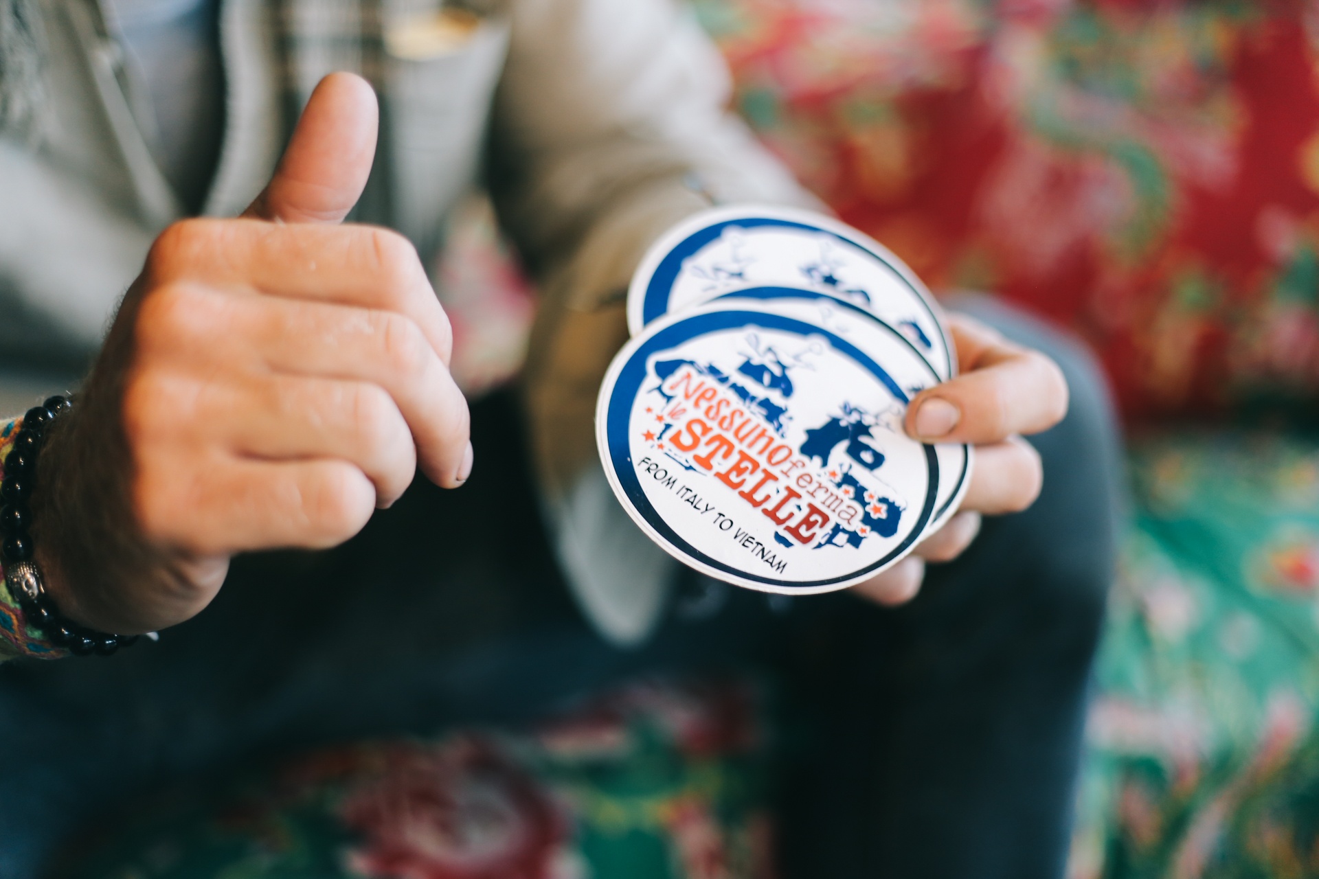 Chang trai di vespa tu Italy den Viet Nam anh 3