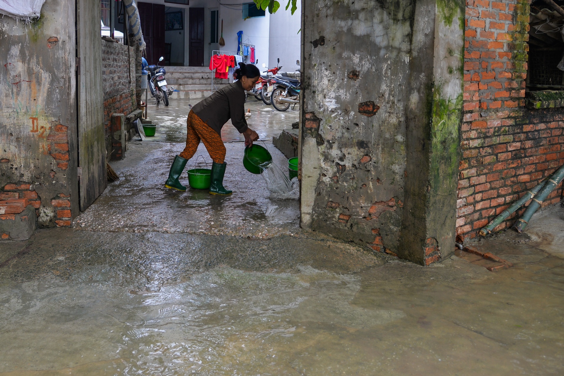 lang oc dao khi nuoc lu len anh 10