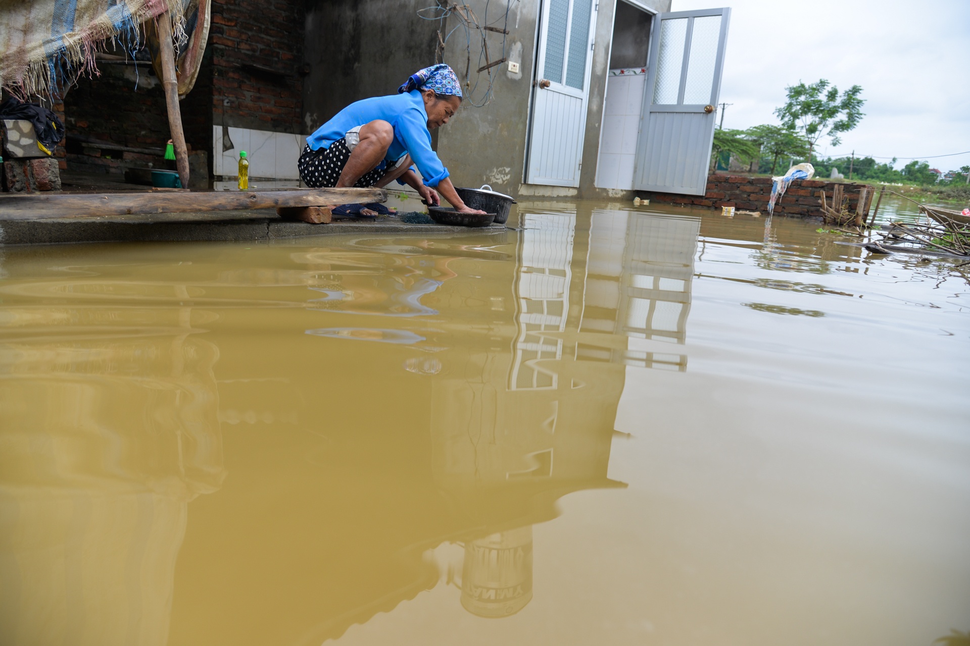 lang oc dao khi nuoc lu len anh 12