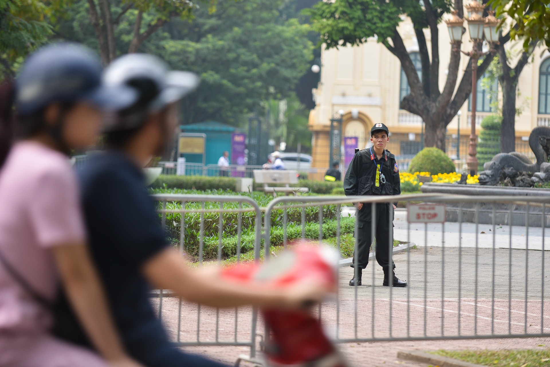 An ninh thắt chặt chuẩn bị đón tổng thống Trump ảnh 3 An ninh that chat chuan bi don tong thong Trump anh 3