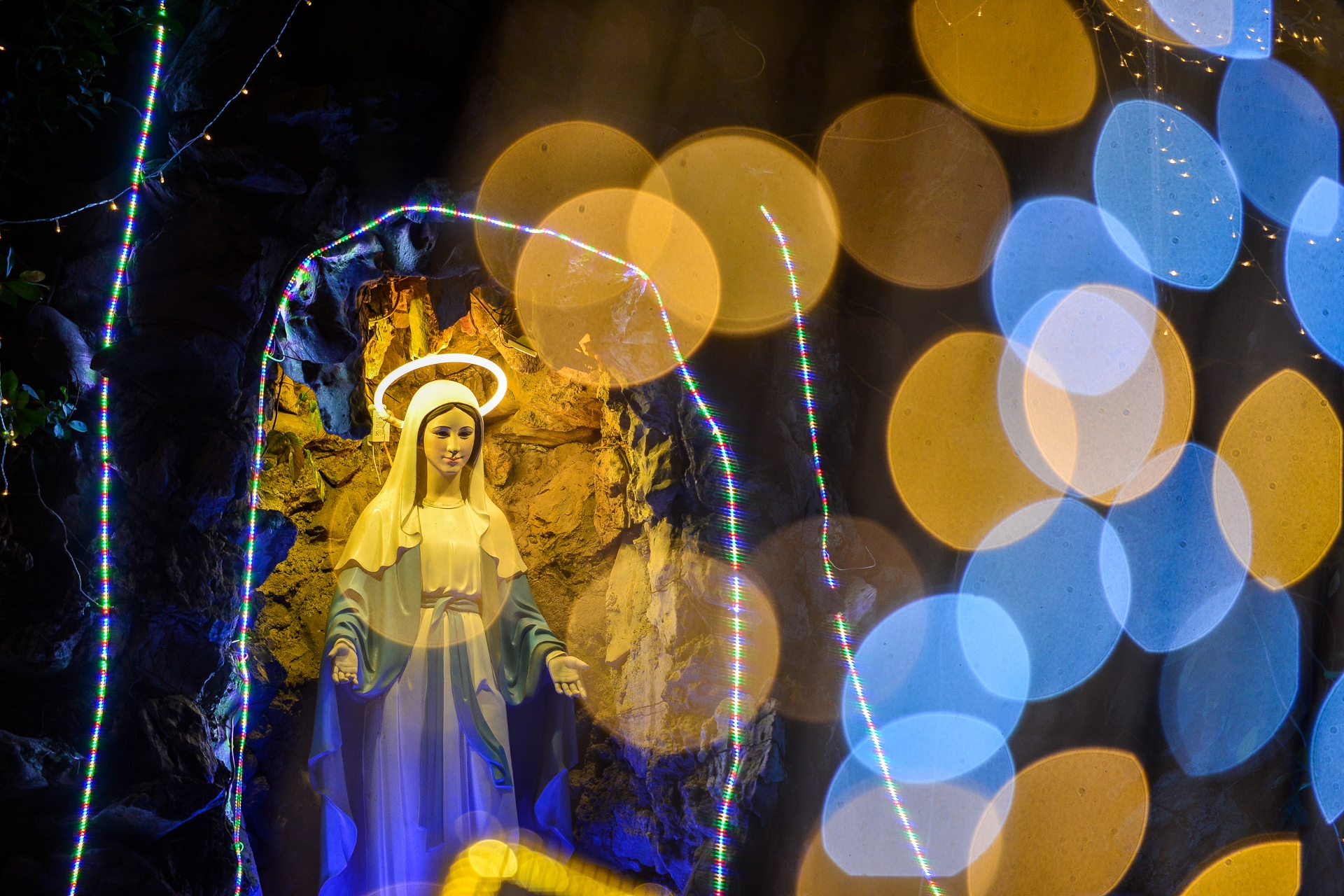 nha tho Ha Noi trang hoang don Noel anh 11