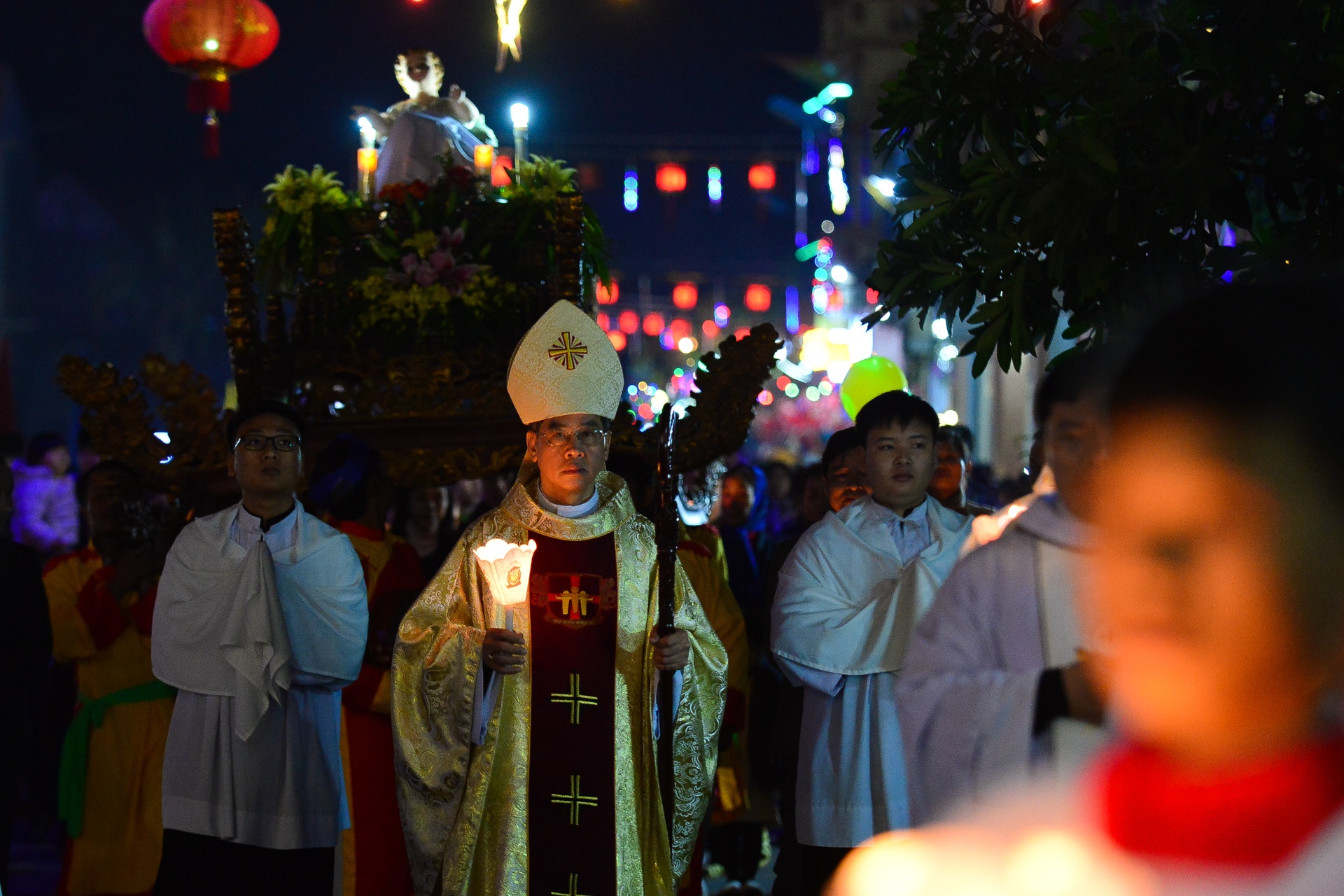 giang sinh o nha tho da Phat Diem anh 9