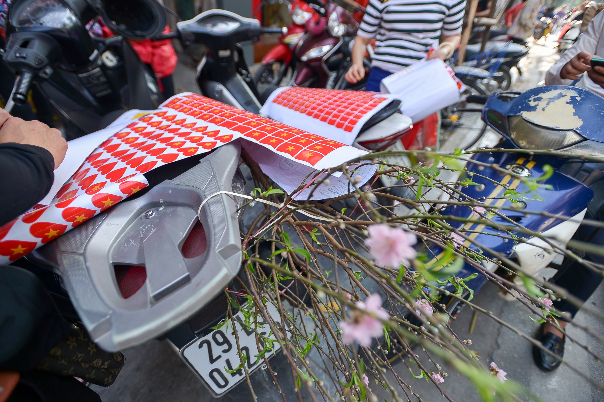 nguoi dan mua co do sao vang co vu U23 anh 4