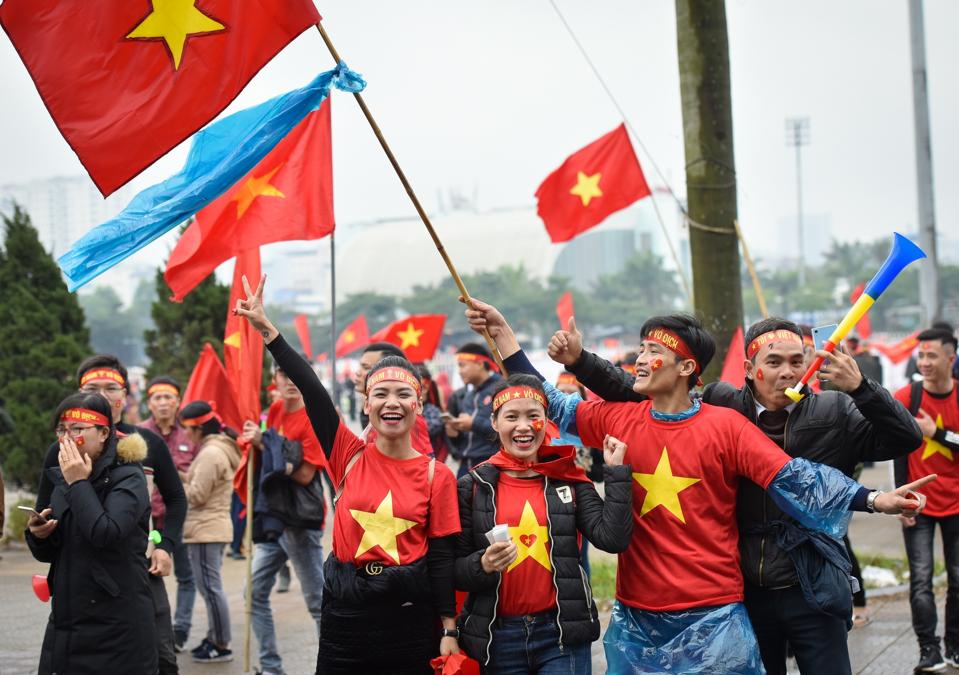 Fanzone cổ vũ U23 ở Mỹ Đình ảnh 9 Fanzone co vu U23 o My Dinh anh 9