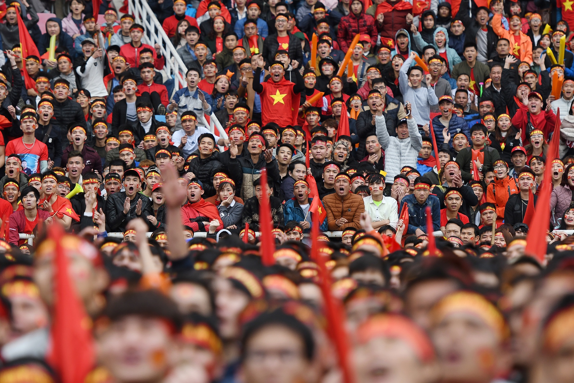 Fanzone cổ vũ U23 ở Mỹ Đình ảnh 38 Fanzone co vu U23 o My Dinh anh 38