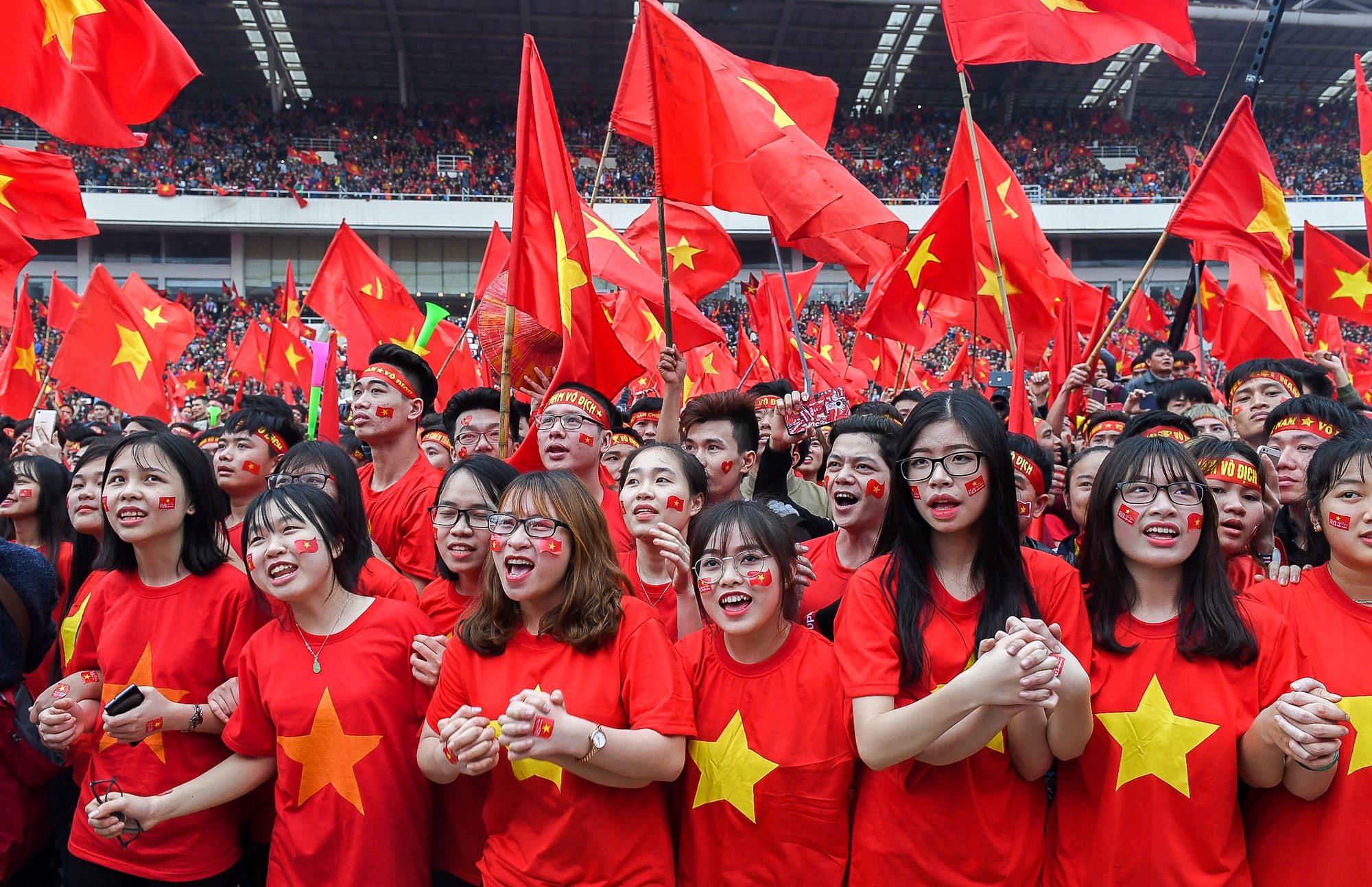 Fanzone cổ vũ U23 ở Mỹ Đình ảnh 39 Fanzone co vu U23 o My Dinh anh 39