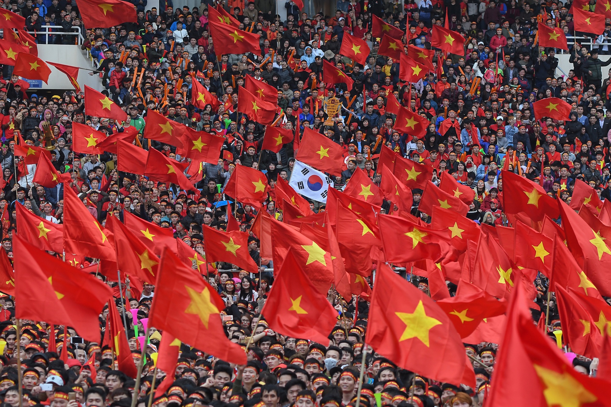 Fanzone cổ vũ U23 ở Mỹ Đình ảnh 12 Fanzone co vu U23 o My Dinh anh 12