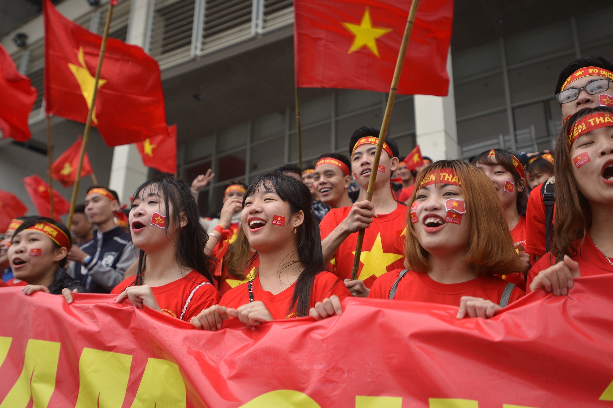 Fanzone cổ vũ U23 ở Mỹ Đình ảnh 10 Fanzone co vu U23 o My Dinh anh 10