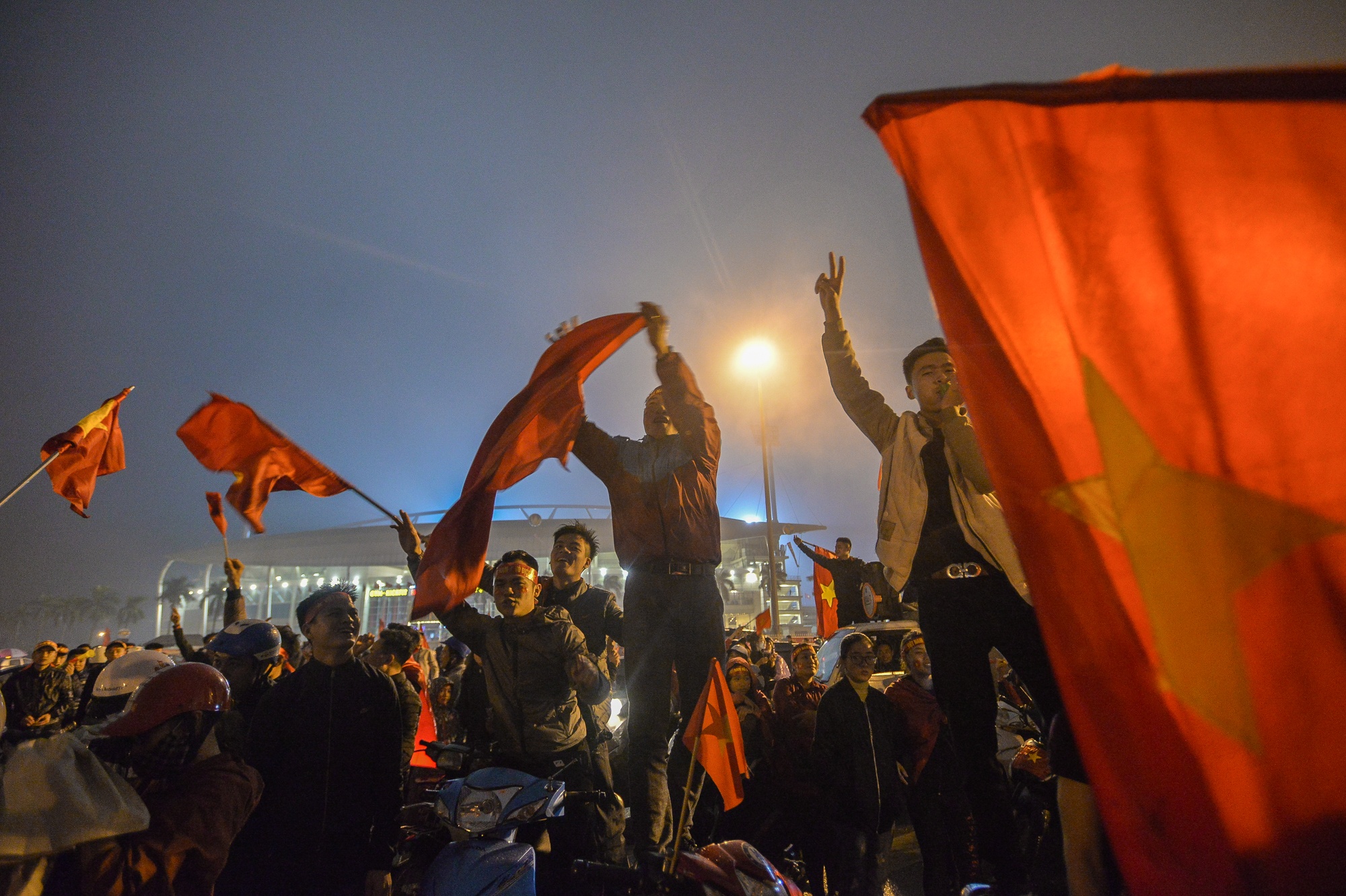 Fanzone cổ vũ U23 ở Mỹ Đình ảnh 45 Fanzone co vu U23 o My Dinh anh 45