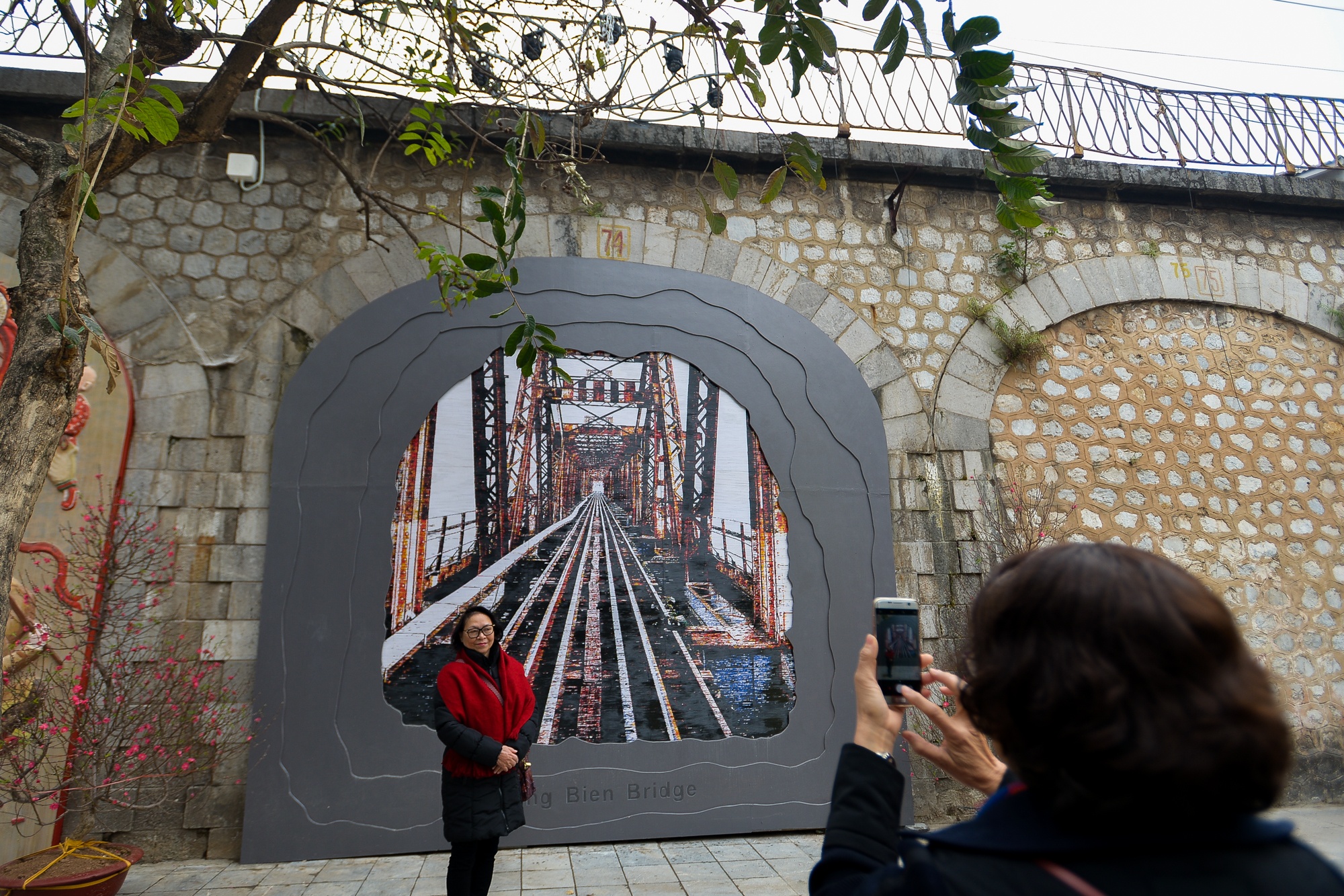 Bich hoa tren duong Phung Hung anh 11