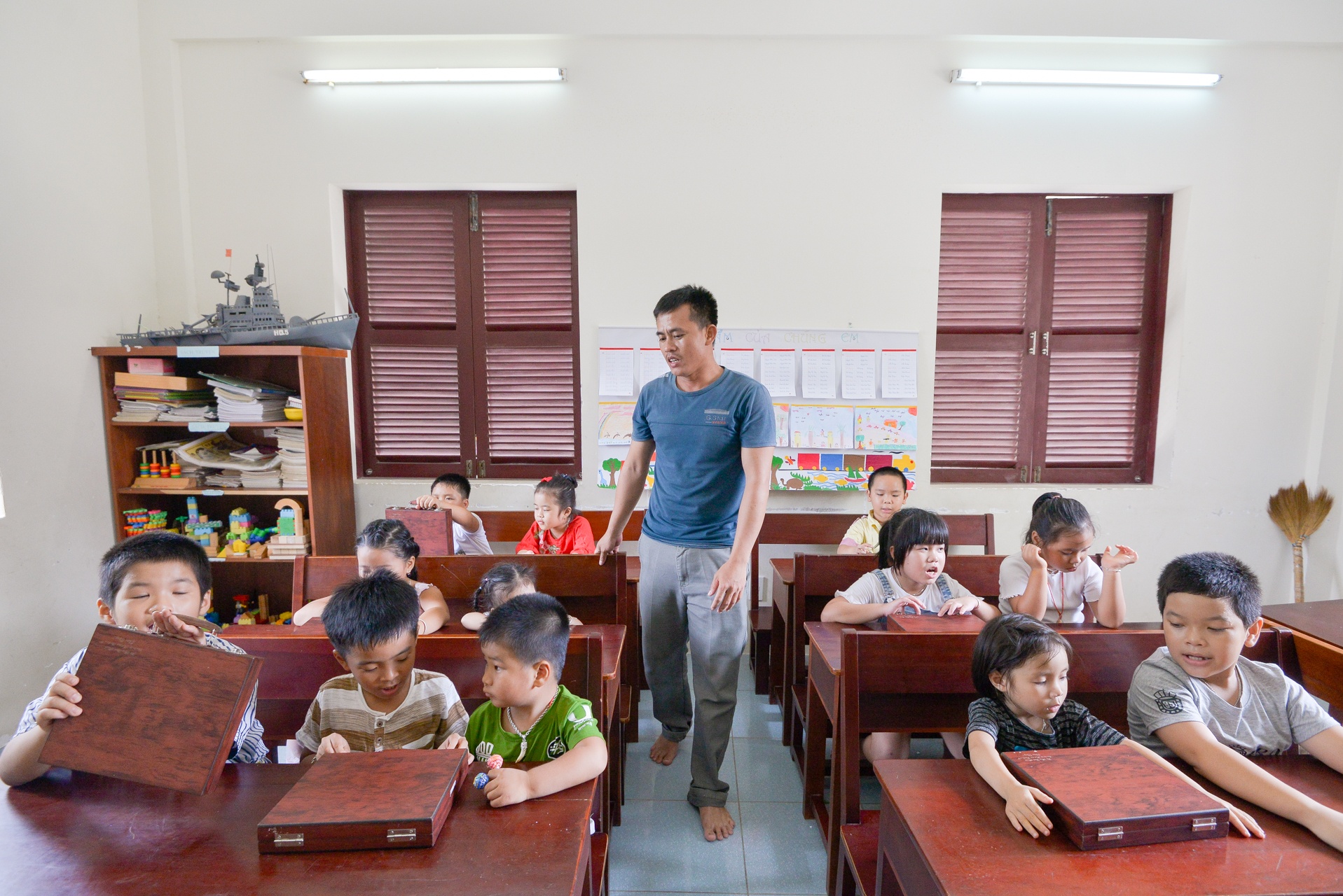 nhung dua tre o Truong Sa anh 2