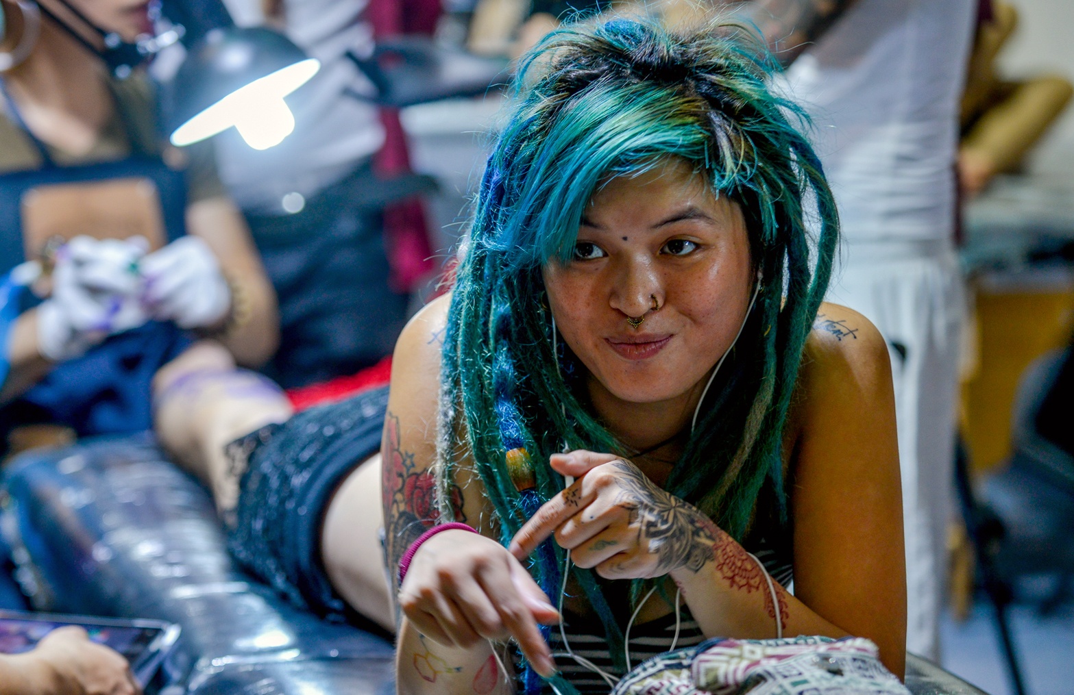 Hang nghin ban tre du ngay hoi xam hinh lon nhat Viet Nam hinh anh