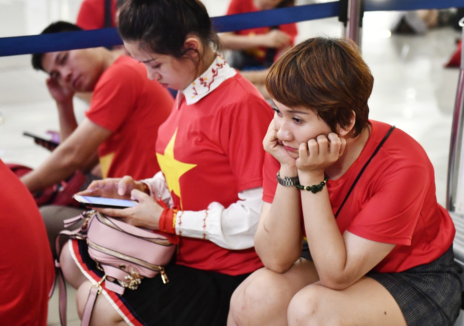 CDV Viet Nam met moi cho chuyen bay ve nuoc sau tran ban ket ASIAD hinh anh