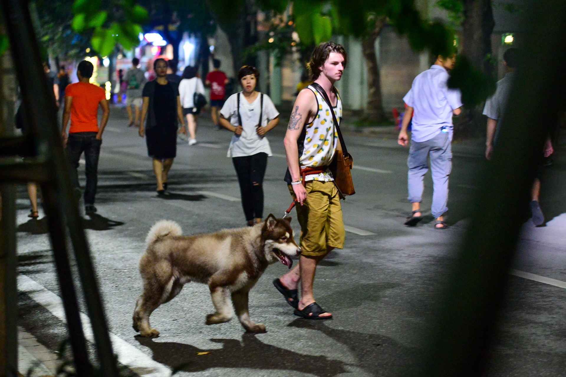 Cam cho vao pho di bo anh 12