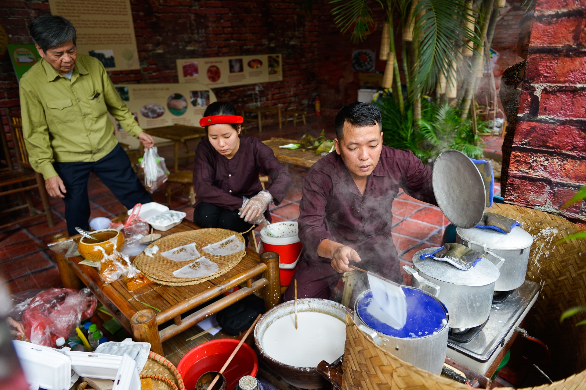 Mon an truyen thong hap dan tai le hoi van hoa am thuc hinh anh