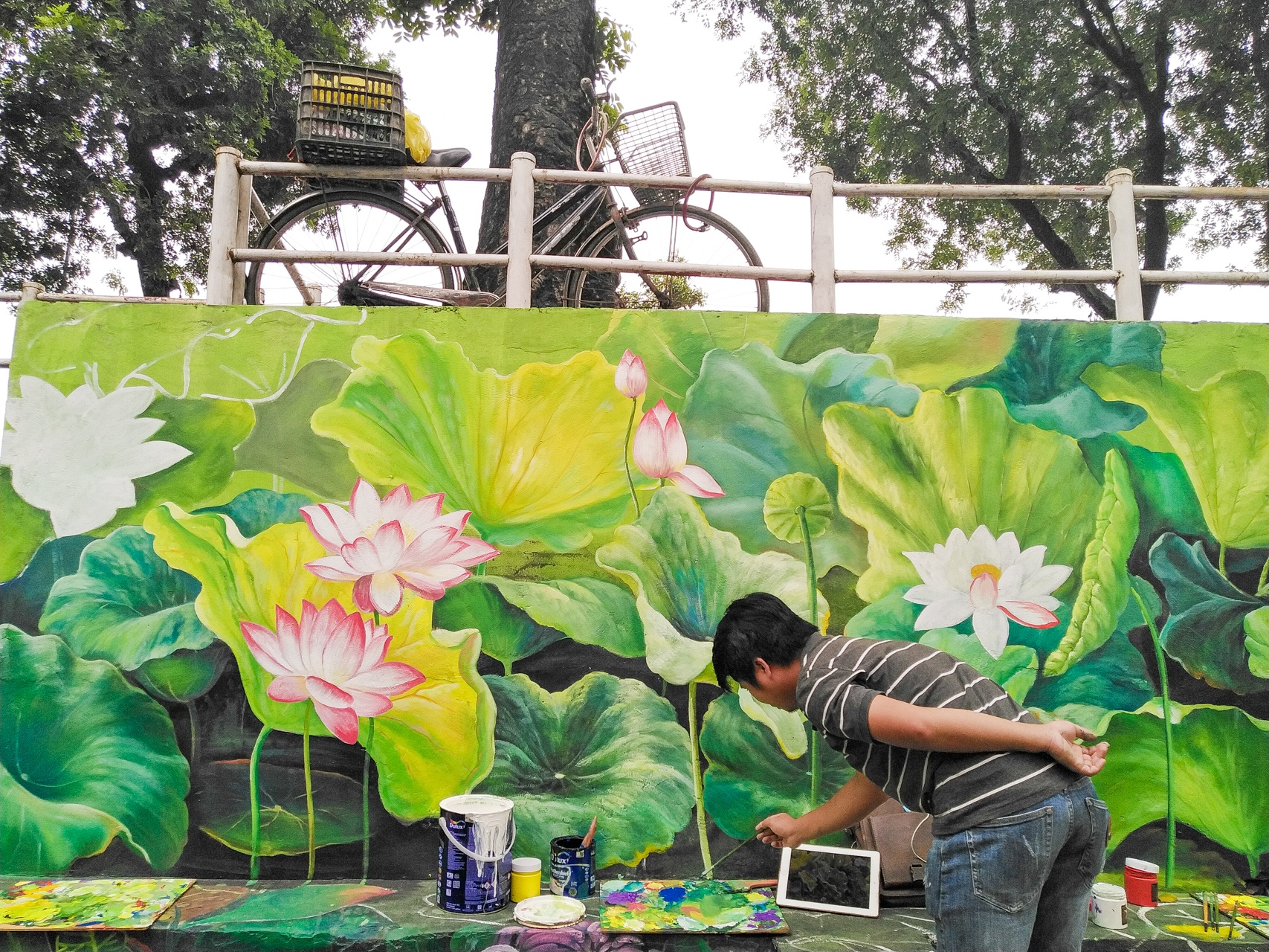 Ha Noi mua thu qua ong kinh Bphone anh 13