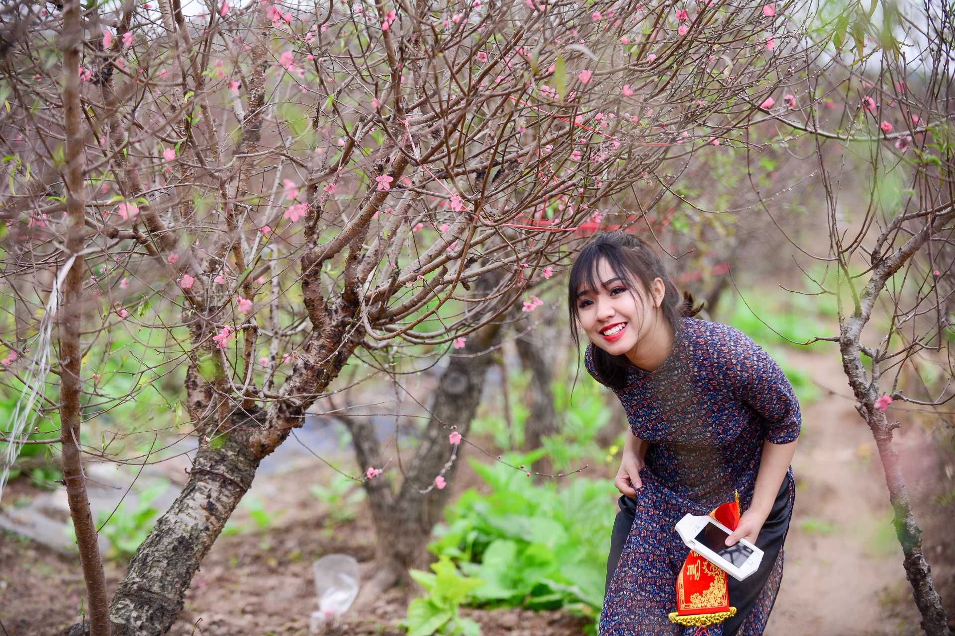 chup anh ben hoa dao anh 12