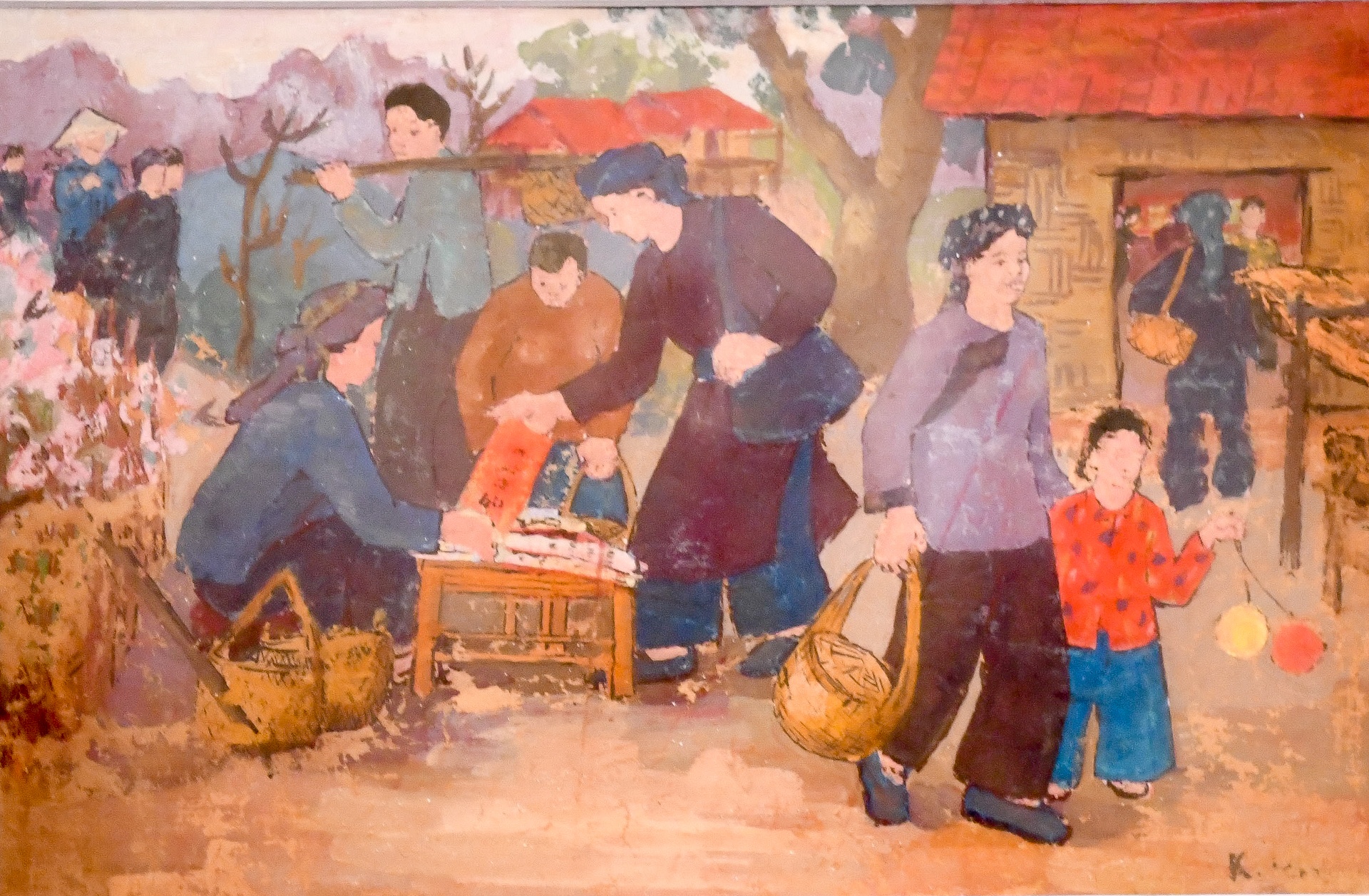 tranh vẽ về mùa xuân ảnh 4 tranh ve ve mua xuan anh 4