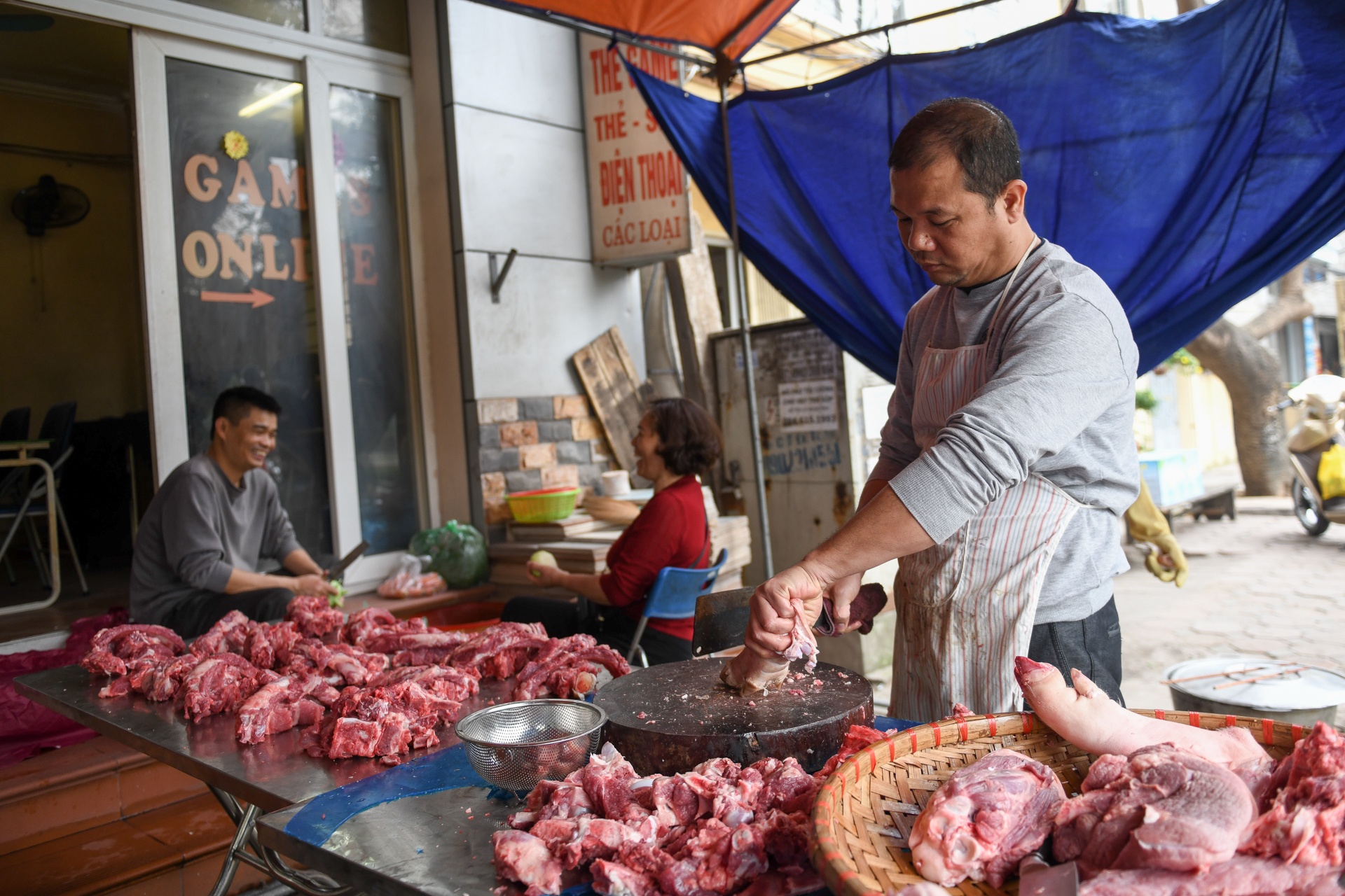 goi banh chung ngay tet anh 4