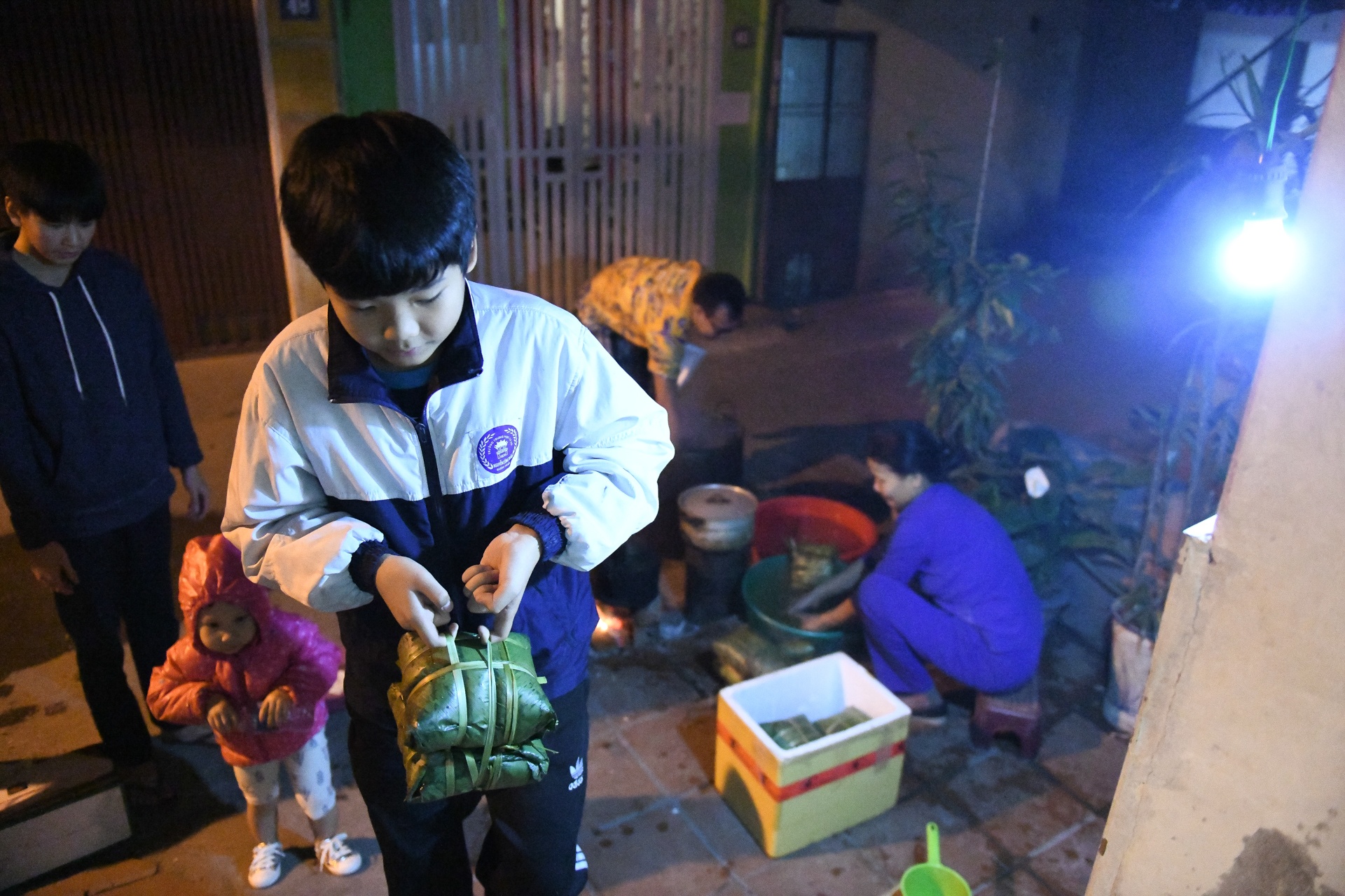 goi banh chung ngay tet anh 43