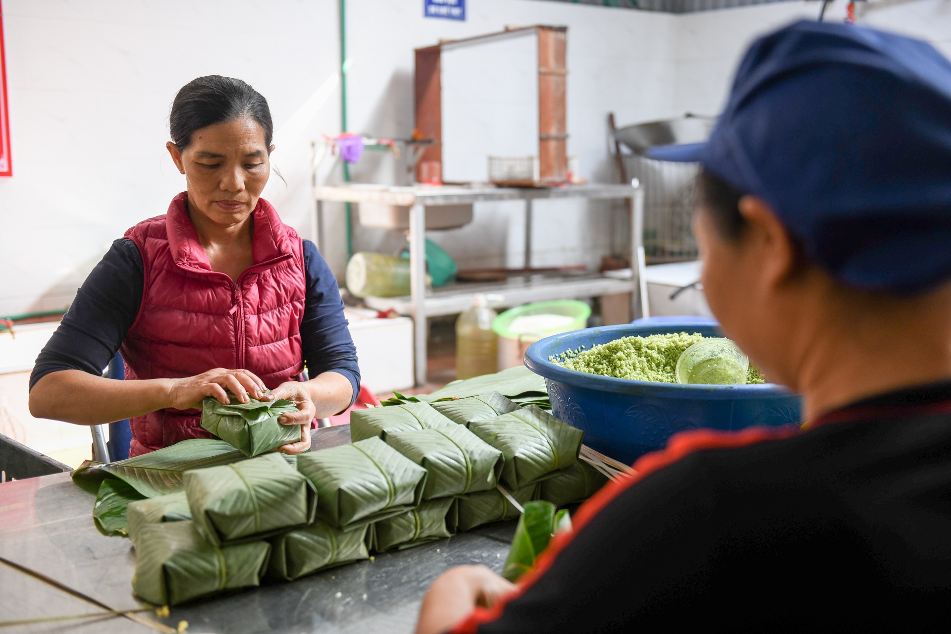 goi banh chung ngay tet anh 26