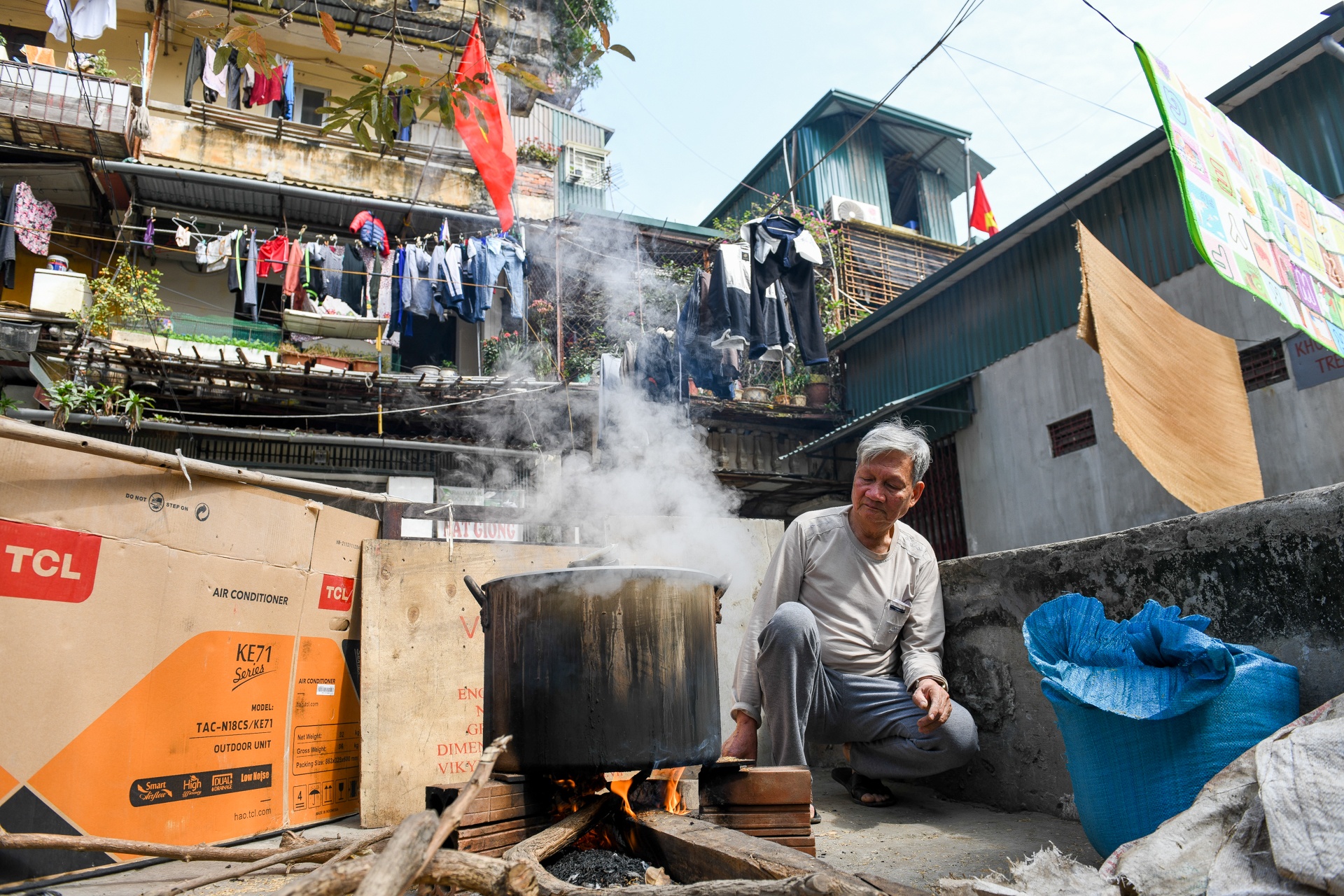 goi banh chung ngay tet anh 33