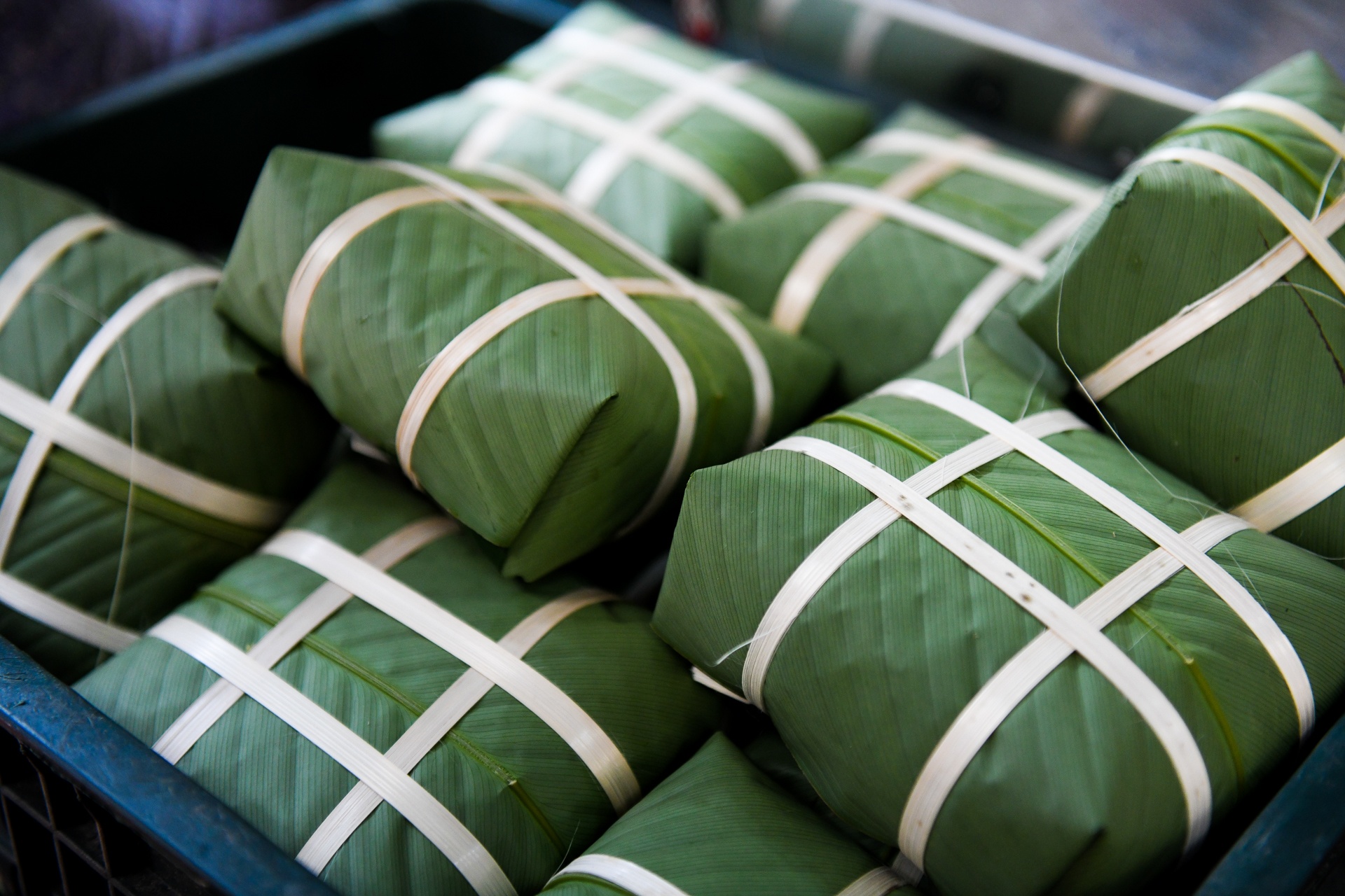 goi banh chung ngay tet anh 27