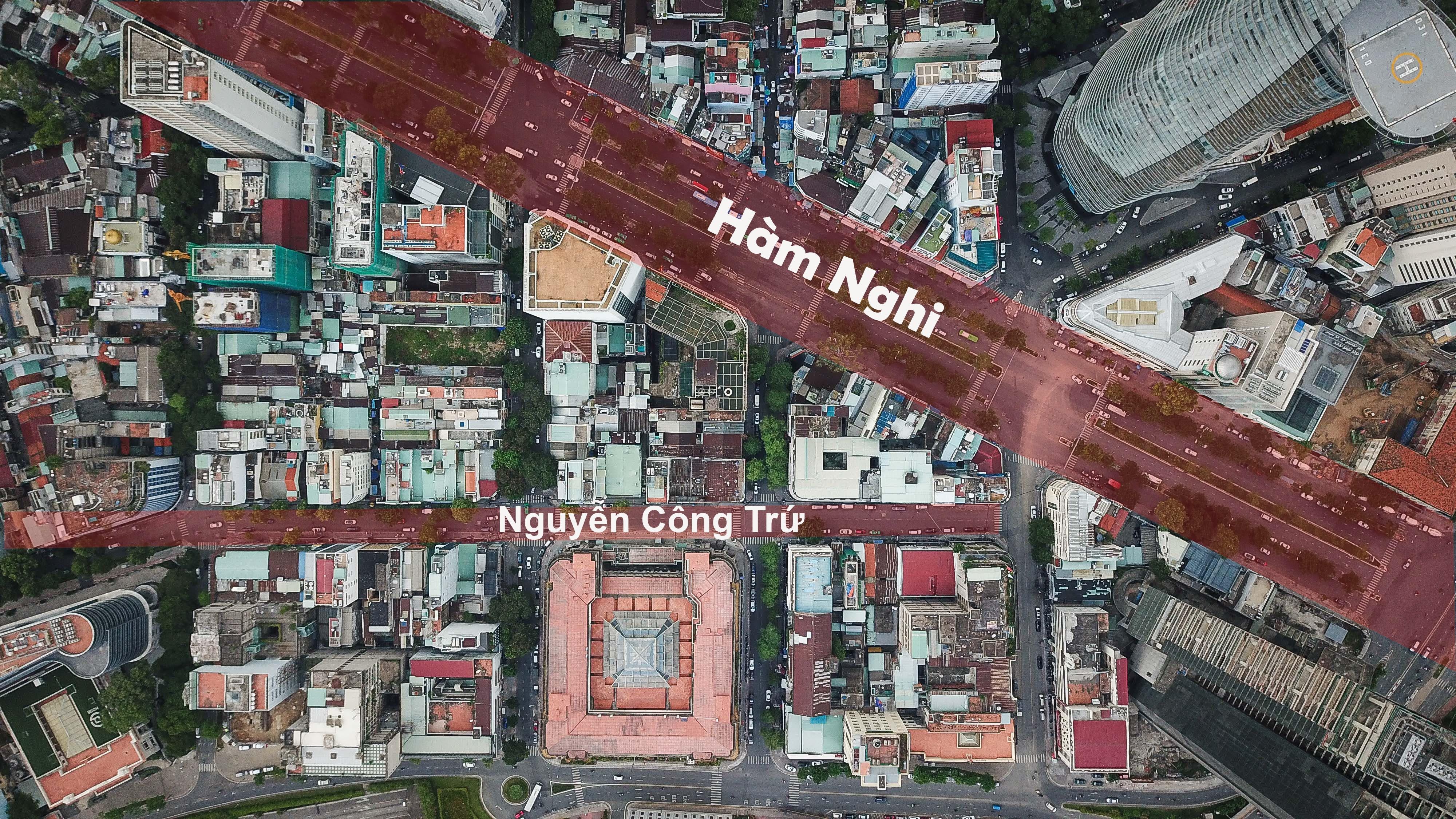 Co mot khu pho Wall giua long Sai Gon anh 1