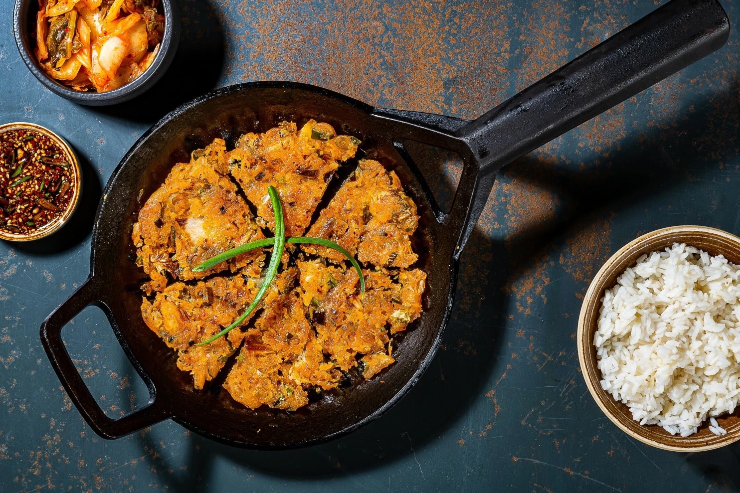 5 bien tau la mieng voi kim chi hinh anh