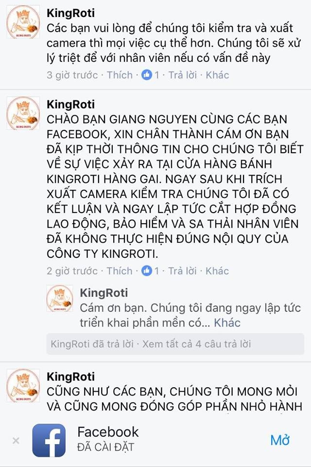 KingRoti đuổi việc nhân viên ‘lòe’ khách nước ngoài ảnh 2 KingRoti duoi viec nhan vien ‘loe’ khach nuoc ngoai anh 2