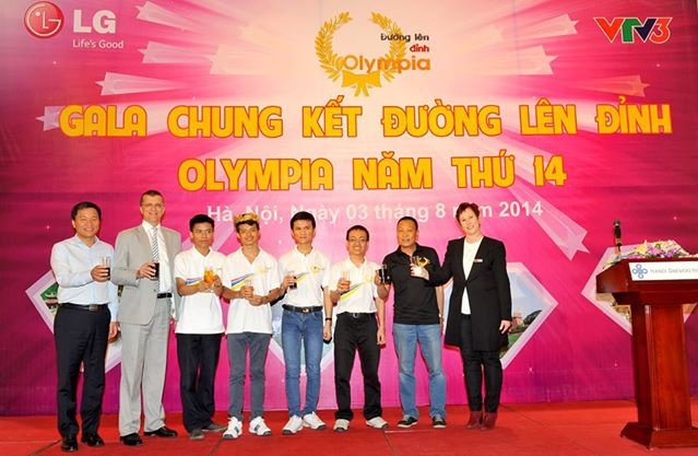 LG Electronics Việt Nam đồng hành cùng Olympia suốt 15 năm bằng việc trao tặng cho thí sinh nhiều giải thưởng giá trị.