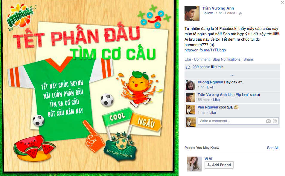 Trào lưu chúc Tết bằng bộ sưu tập thiệp trên facebook nhanh chóng được giới trẻ cập nhật.