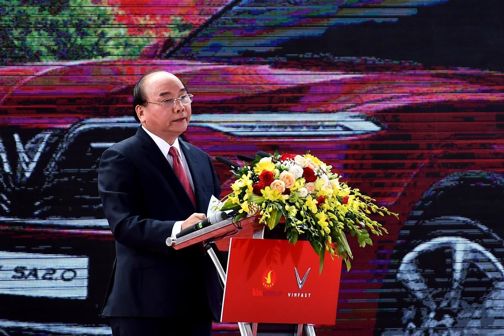 Le khanh thanh nha may san xuat oto VinFast hinh anh