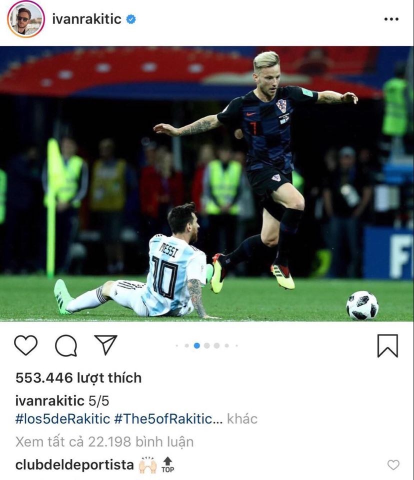 CDV Barca tuc gian khi Rakitic dang anh ha thap Messi anh 1