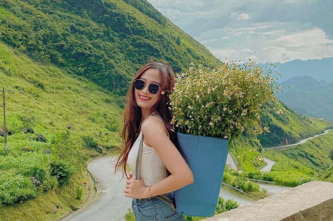 Ha Giang niu khach hinh anh