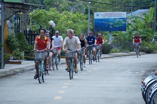 Cat Ba don khach Tay tro lai sau bao hinh anh