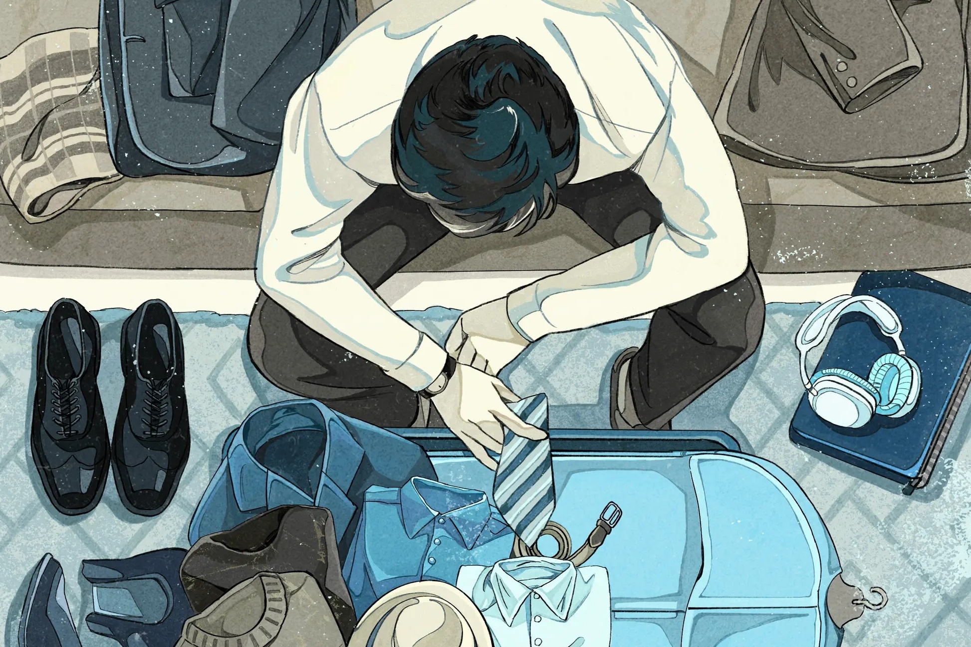 Ao dai, vest hieu dong goi ra sao khi di tau xe dip Tet? hinh anh