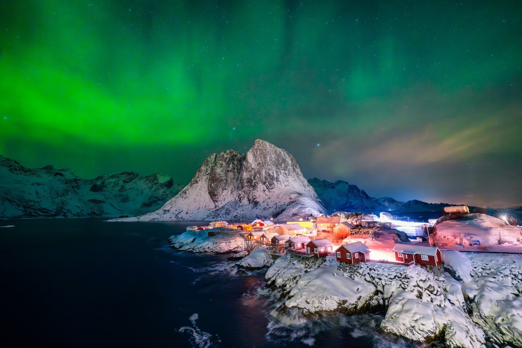 Khach Viet 'san' cuc quang, don nam moi o Na Uy hinh anh