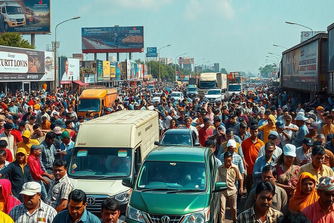 Tac duong 300 km tai le hoi lon nhat hanh tinh hinh anh