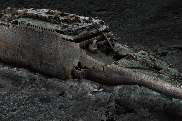 Phat hien bat ngo tu mo hinh 3D xac tau Titanic hinh anh