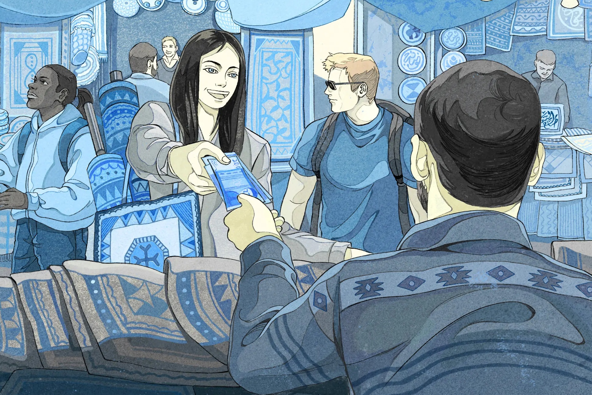 'Nghe thuat' mac ca trong chuyen du lich hinh anh