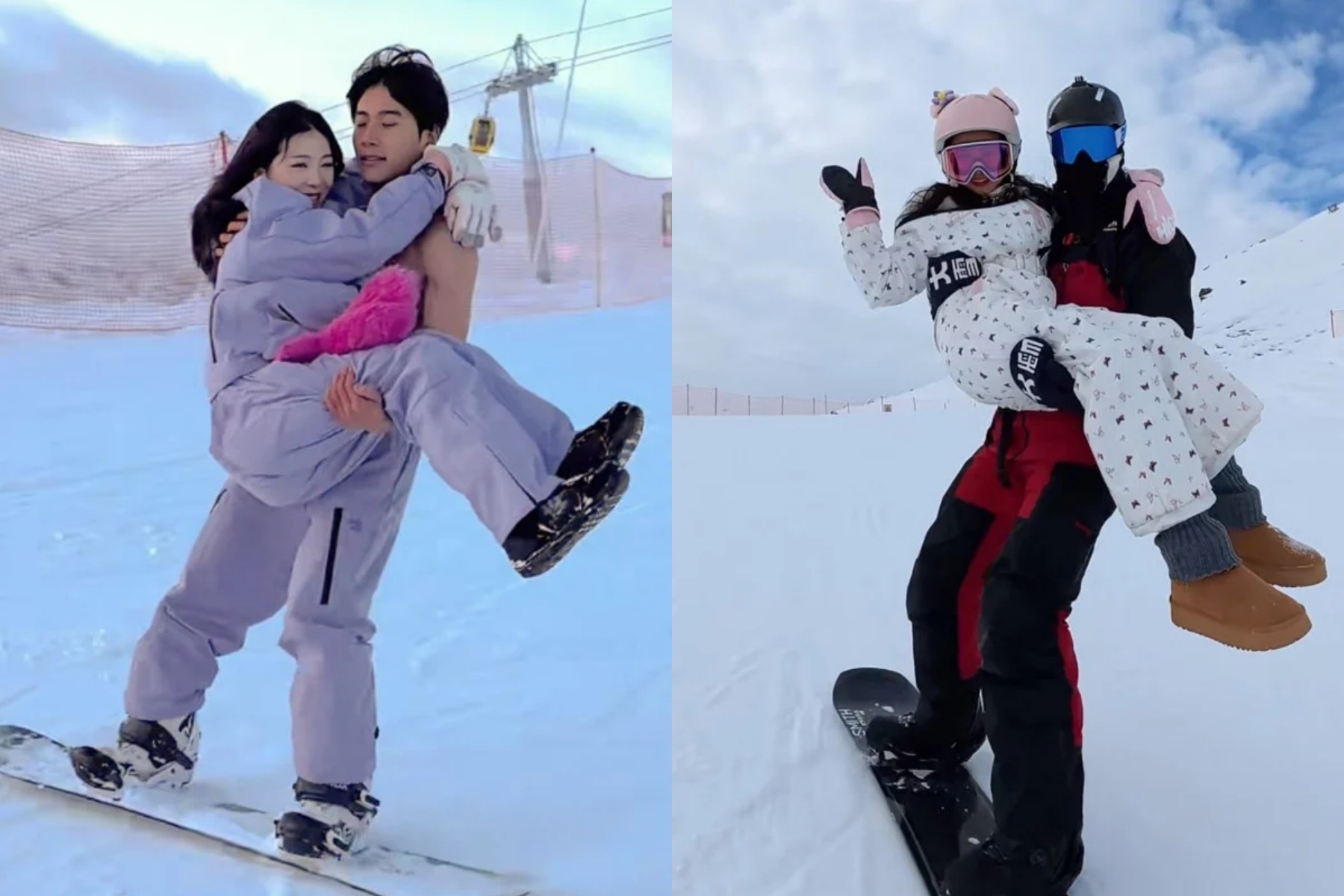 Dich vu be khach truot tuyet gay tranh cai tai Trung Quoc hinh anh