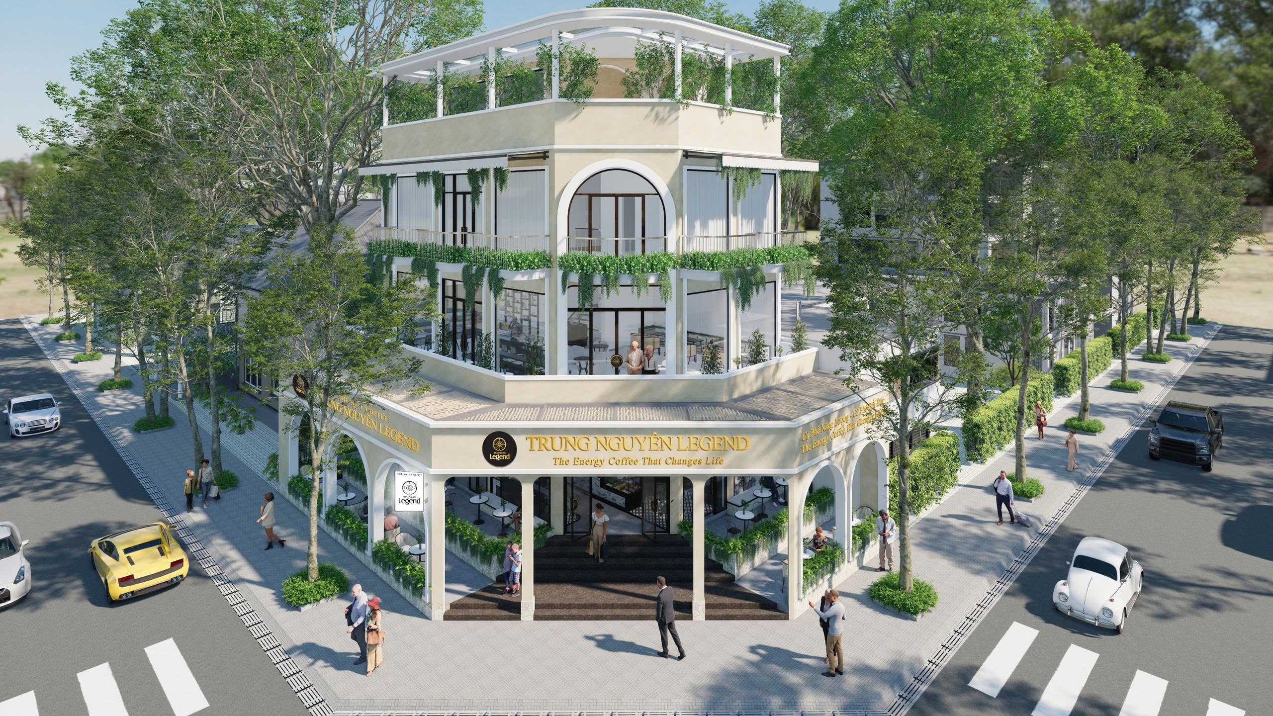 Cua hang ca phe tren 'dat vang' tai Hue cua ong Dang Le Nguyen Vu hinh anh