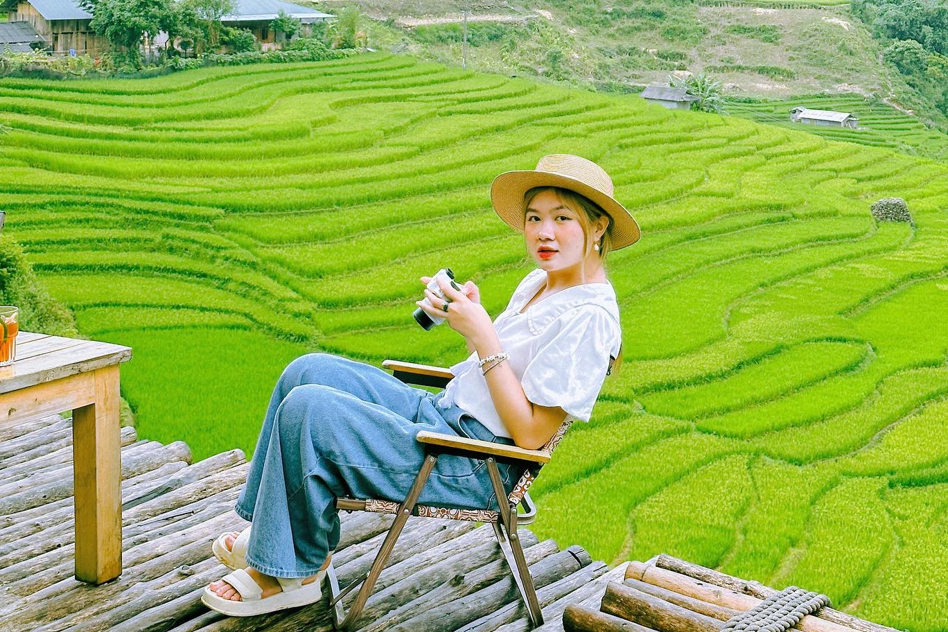 Những quán cà phê view cánh đồng gây sửng sốt ở Sa Pa