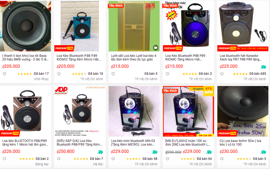 loa keo di dong,  micro dat hang can Tet anh 2